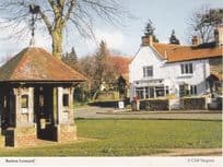 Burton Leonard Village Post Office Bus Shelter Knaresborough Postcard