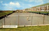 Butlins Bognor Regis Tennis Courts 1970s Holiday Camp Rare Postcard