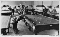 Butlins Mosney Holiday Camp Ireland Billiard Room Old Real Photo Postcard