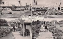 Butlins Skegness Black & White 1950s Vintage Lincs Postcard