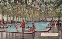 Butlins Skegness Heated Indoor Swimming Pool 1960s Lincs Postcard