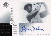 Byron Nelson Sign Of The Times Hand Signed 2001 SP Golf Autograph Card