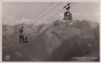 Cable Car Ride at Bad Gastein Salzberg Austria Austrian Real Photo Postcard