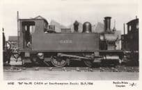 Caen Train at Southampton Docks in 1934 Train Railway Postcard