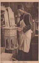 Cairo Native Artisan Pottery Worker Maker Antique Postcard