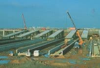Calais Terminal Euro Channel Tunnel Shuttle Bridge Postcard