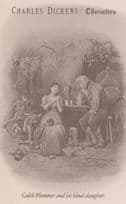 Caleb Plummer Charles Dickens Vintage Collectors Postcard