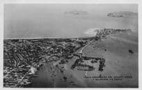 Callao Lima Peru Beach Harbour Punta Aerial Vintage Real Photo Peru Chile Postcard