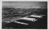 Callao Lima Peru Boats Ship Harbour Sea Vintage Real Photo Peru Chile Postcard