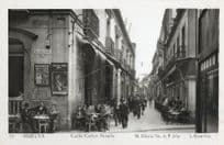 Calle Calvo Sotelo Huelva Spain Real Photo Postcard