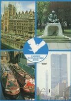 Camden London Nuclear Bomb Free Zone Anti War Postcard