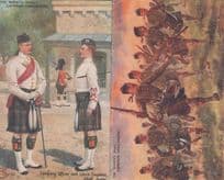 Cameron Highlanders The Queens Own Corporal 2x Postcard s