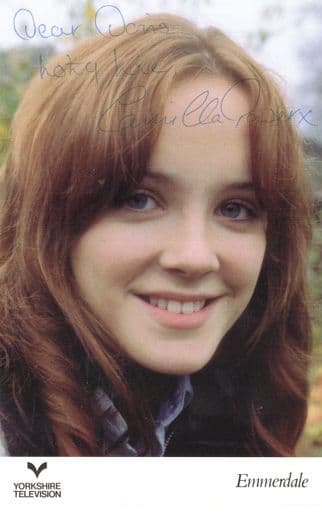 Camilla Power Emmerdale Vintage Hand Signed Cast Photo