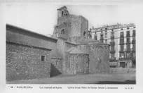 Campanario  Iglesia De San Pablo Del Campo Claustros Spain Old Real Photo Postcard