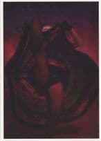 Can Can Dancer Upskirt Cabaret Burlesque Photo Award Postcard