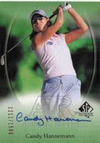 Candy Hannemann Authentic Rookies 2004 Golf SP Hand Signed Autograph Card