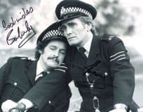 Cannon & Ball as Policemen ITV Comedians 10x8 Hand Signed Photo