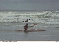 Canoeing In Pembrokeshire Welsh Boat Race Postcard