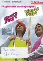 Cant Pay Wont Pay Dario Fo Hand Signed Theatre Flyer