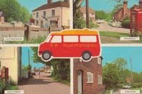 Canterbury To Crundale Kent Carried Onto First Bus Postcard + 1972 Hand Frank
