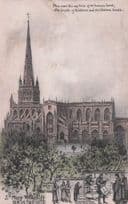Canynges St Mary Redcliffe Bristol RP Phillimore Antique Postcard