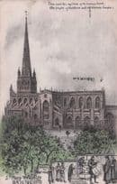 Canynges St Mary Redcliffe Bristol RP Phillimore Old History Postcard