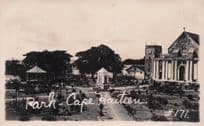 Cape Haitien Park & Church Haiti near Cuba Antique Postcard