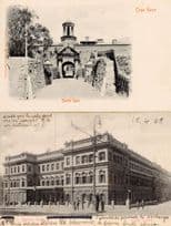 Cape Town Castle Gate Railway Station 2x South Africa Postcard s