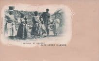 Cape Verde Islands Natives Fashion Africa Antique Postcard