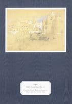 Capri John Frederick Lewis Victorian Painting P&O Arcadia Ship Menu