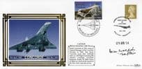 Captain Brian Walpole Concorde OBE Rare Hand Signed FDC