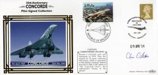 Captain Christopher Orlebar Concorde Pilot 1969 to 2003 Hand Signed FDC
