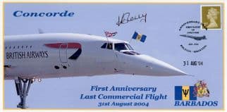 Captain David Leney Concorde Pilot LTD TO 23 Hand Signed FDC