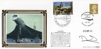 Captain Derek Woodley Concorde Pilot Rare Hand Signed FDC