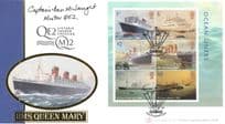 Captain Ian McNaught QE2 Ship Queen Mary Hand Signed FDC