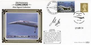 Captain John Tye Concorde Pilot 1969 to 2003 Hand Signed FDC