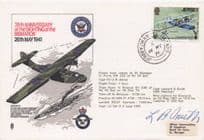 Captain Lee Smith 35th Anniversary Of WW2 Bismarck Sighting Hand Signed FDC