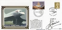 Captain Mike Bannister Concorde 1969 to 2003 Hand Signed FDC
