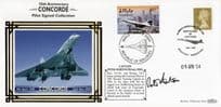 Captain Peter Horton Concorde Pilot 1969 to 2003 Hand Signed FDC
