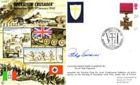 Captain Philip Gardner WW2 Operation Crusader Hand Signed FDC