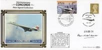 Captain Ron Weidner Concorde Pilot 1969 to 2003 Hand Signed FDC