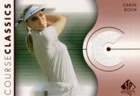 Carin Koch Course Classics 2003 Authentic Worn PGA Tour Golf Shirt Card