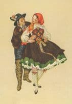 Carinthie Vallee De Gail Karnten Costume Folklore Austria Postcard