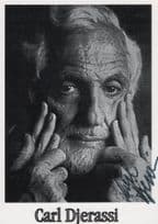 Carl Djerassi Austrian Bulgarian Contraceptive Pill Scientist Signed Photo