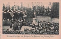 Carl Ferdinand Statue Opening Ceremony German Antique Postcard