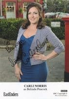 Carli Norris as Belinda Peacock Eastenders Hand Signed Cast Card