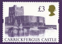Carrickfergus Castle £3 Scottish The Duke Of York RMPQ Stamp Postcard