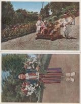 Carro Do Monte Madeira 2x Old Postcard s