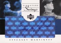 Casey Martin Signature Swings Hand Signed 2002 SP Golf Autograph Card