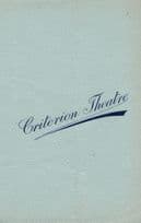 Caste Marie Tempest Criterion London Theatre Programme